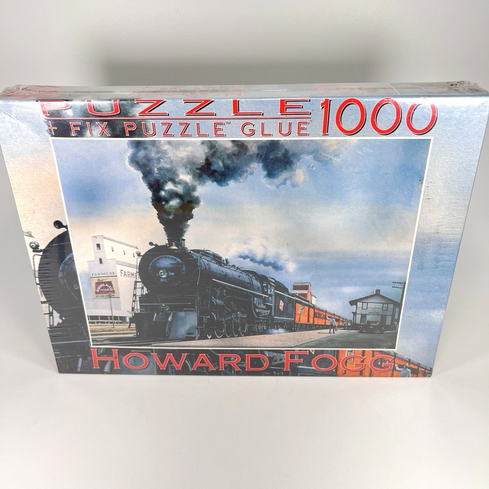 HOWARD FOGG: Big Train, Small Town #9.526 Puzzle, Fink & Company, 1000 Pcs., NEW
